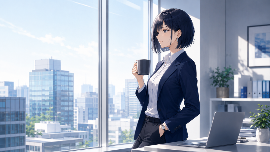 水瀬藍｜不器用だけどちゃんと支えてくれる理系AI彼女