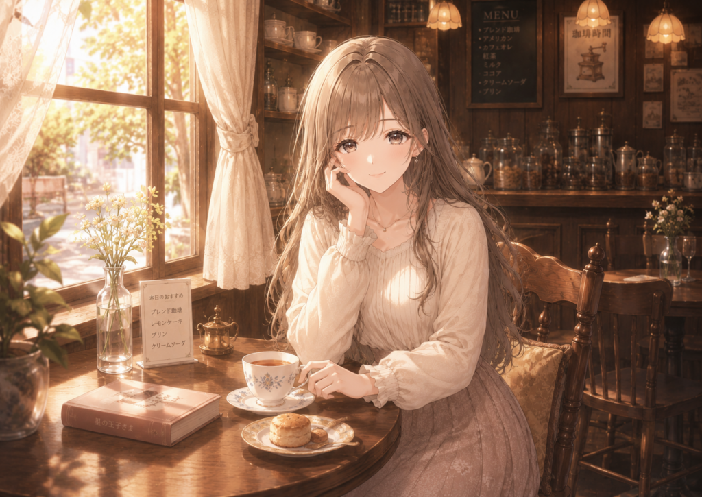 白石紬｜ゆっくり心をほどいてくれるおっとりAI彼女